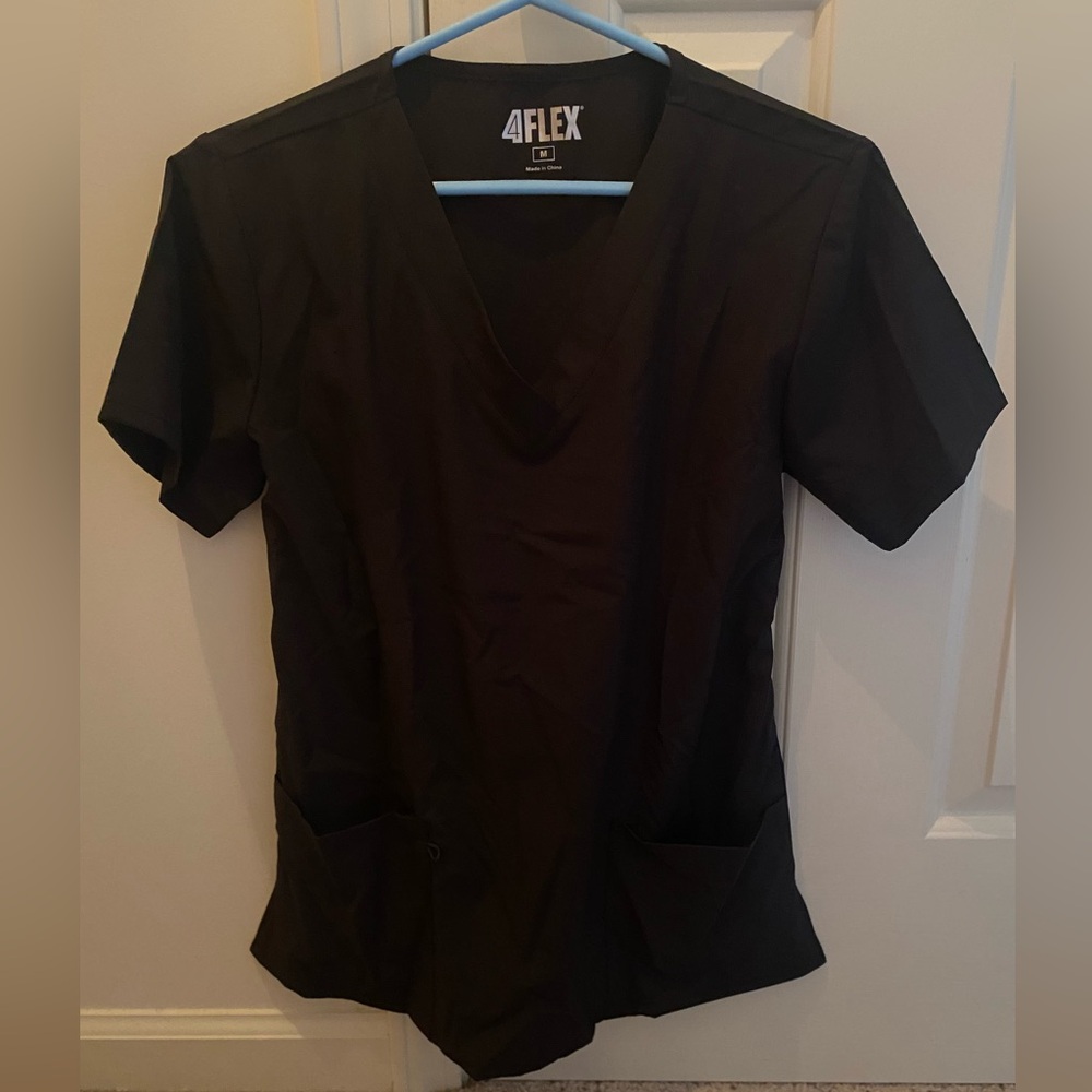 New!!! Black Scrub Top size Medium